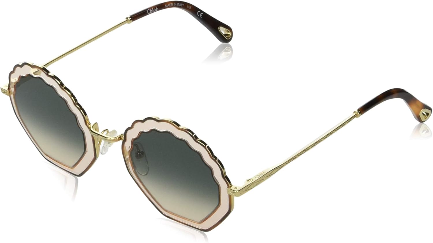 クロエ サングラス HAVANA／ROSE／GRAD GREEN CE147S-256 クロエ サングラス HAVANA／ROSE／GRAD GREEN CE147S-256 (Chloe